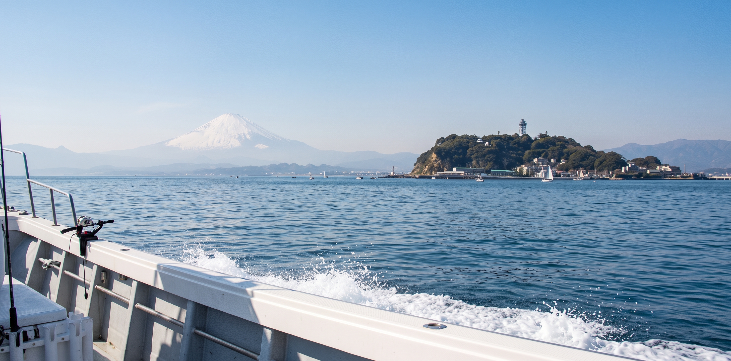 相模湾と富士山